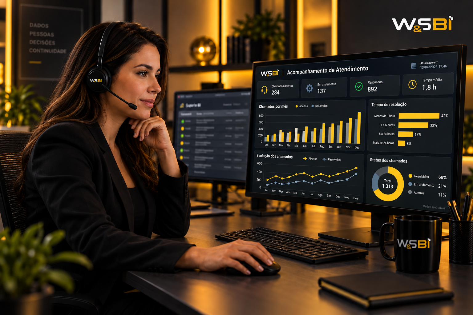 Contrato de Sustentação de BI - dashboards, suporte e documentação